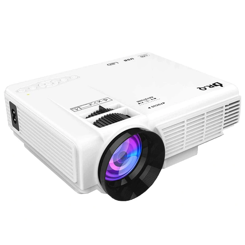 ویدیو پروژکتور دکتر کیو مدل HI-04 | فول اچ‌دی 1080p واقعی | تکنولوژی 3LCD | تصویر 170 اینچ