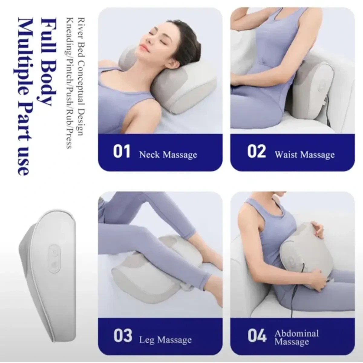 ماساژور بالشی کمر و گردن ام دی اچ ال مدل MD-9826