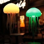 چراغ خواب عروس دریایی شارژی و معلق مدل AURORA