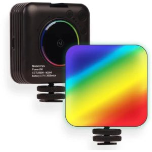 نور RGB مدل D12S قابل حمل برای تولید محتوا