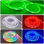 ریسه نئون فلکسی مدل IC-RGB طول 5 متر